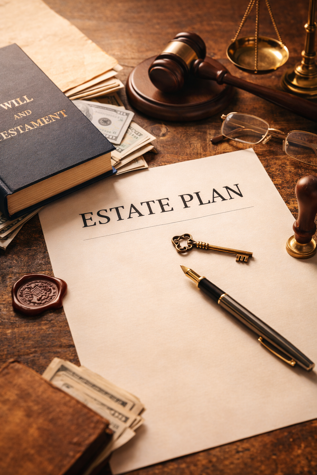 Legal documents and financial planning items